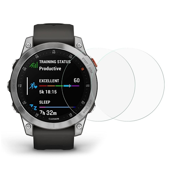 2Pcs Garmin Epix arc edge tempered glass screen protector Transparent