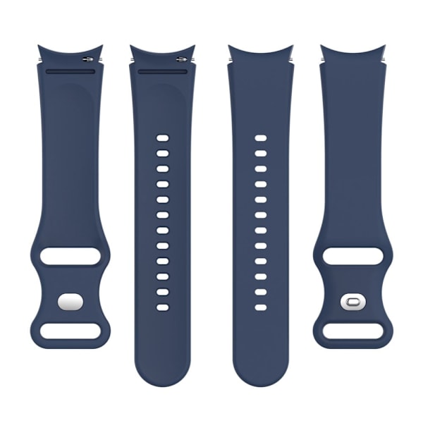 20mm yksinkertainen silikoninen ranneke Samsung Galaxy Watch 4 - Keskiyön Sininen Blue