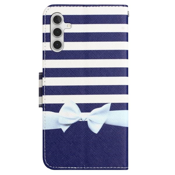 Wonderland Samsung Galaxy A54 Flip Etui - Sløjfe Blue