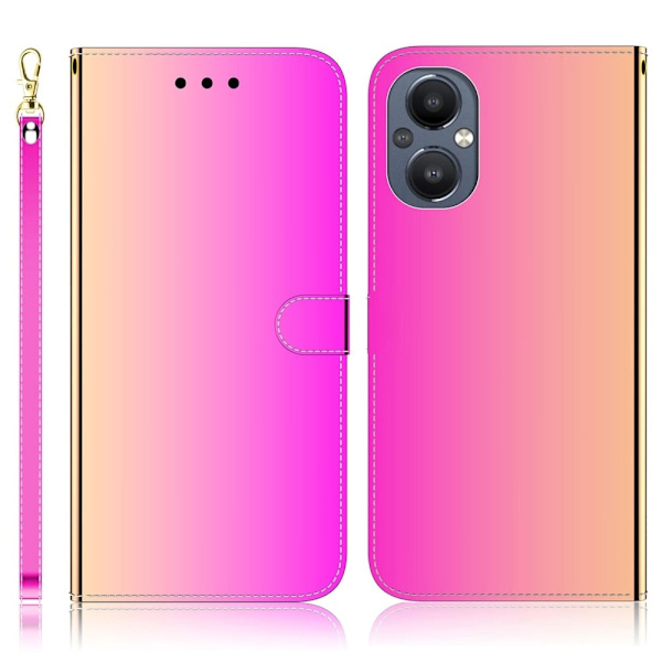 Mirror OnePlus Nord N20 5G Flippetui - Rose Pink