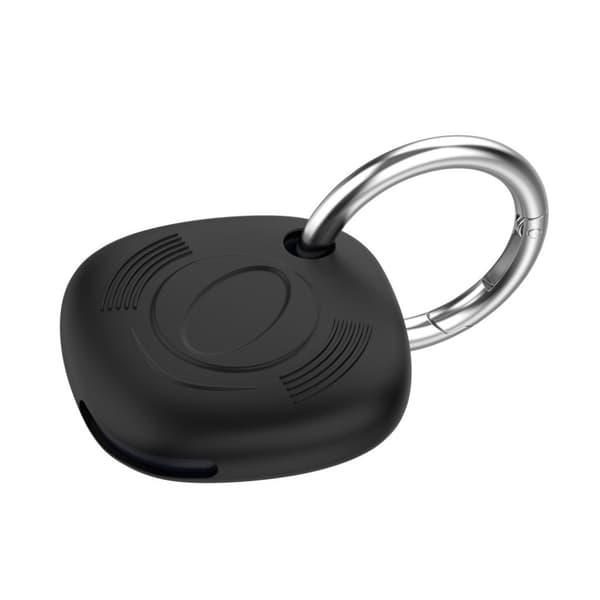 Samsung Galaxy SmartTag silikondeksel med spenne - Svart Black