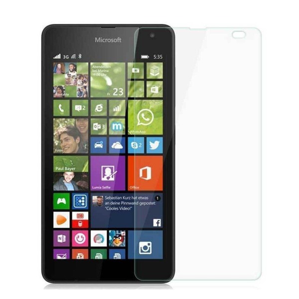 Microsoft Lumia 535 Screen Cover in Hardened Glass Transparent