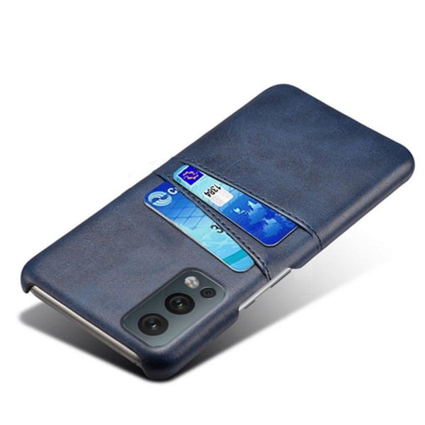 Dual Card Etui OnePlus Nord 2 5G - Blå Blue