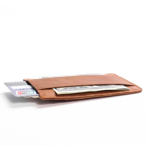 GUBINTU Universal anti-theft aitoa nahkaa lompakko - Ruskea Brown