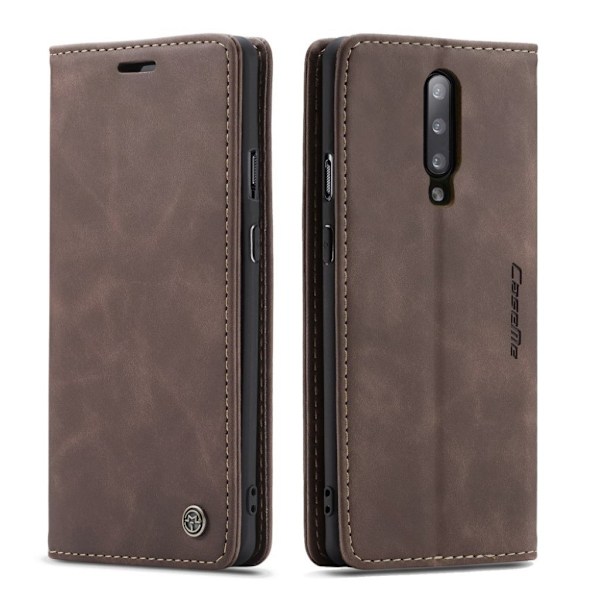 CaseMe OnePlus 7 Pro Vintage Etui - Kaffe Brown