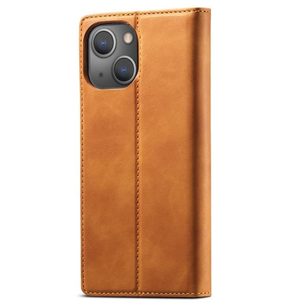 LC.Imeeke iPhone 13 Läppäkotelo - Ruskea Brown