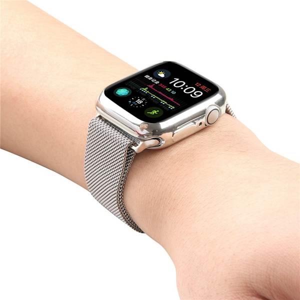 Apple Watch (45 mm) galvaniseret cover - Sølv Silver grey