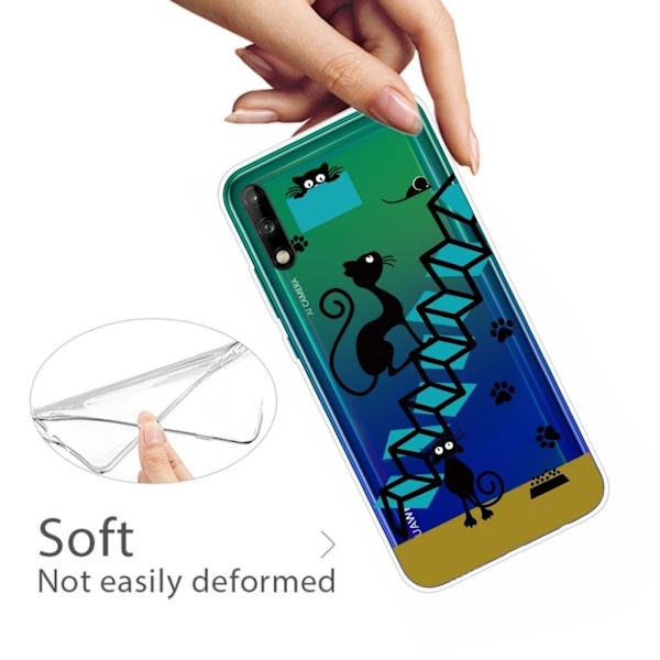 Deco Huawei P40 Lite E skal - Trappa Svart