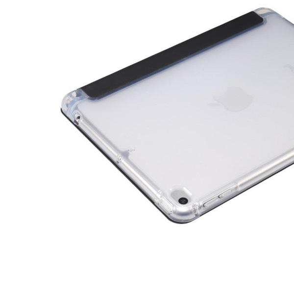 iPad Mini (2019)  cool tri-fold leather case - Black Svart
