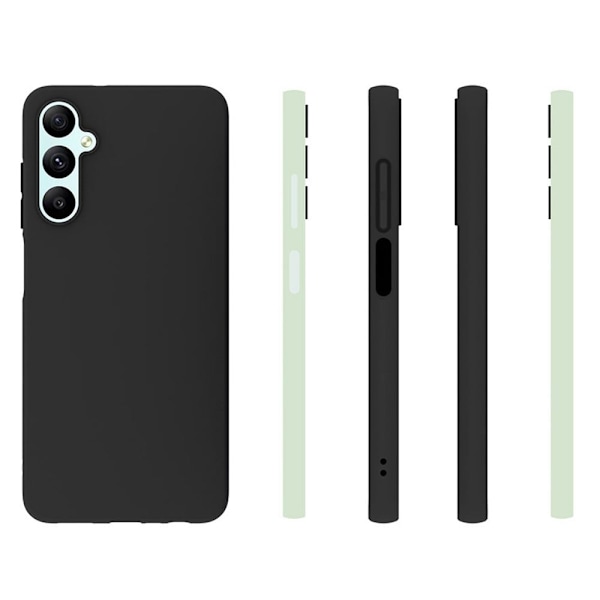 Blødt og mat cover til Samsung Galaxy A05s Black