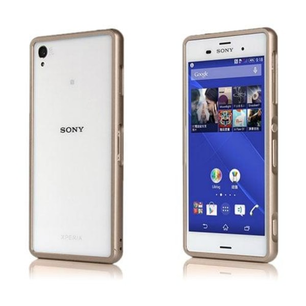 Remes (Champagne) Sony Xperia Z3 Metall-Bumper Beige