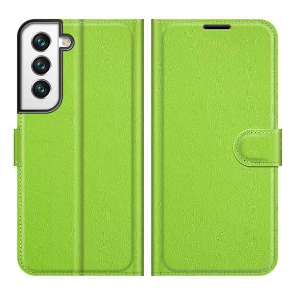 Classic Samsung Galaxy S22 Plus Flip Suojakotelo - Vihreä Green