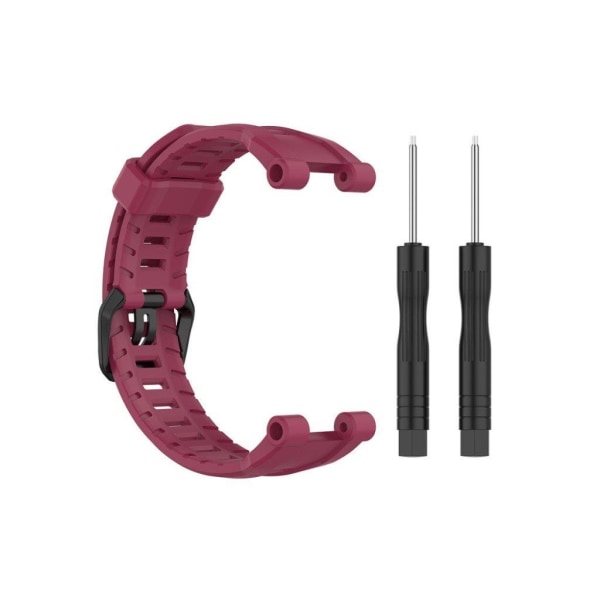 Amazfit Ares holdbar silikone rem - vinrød Red