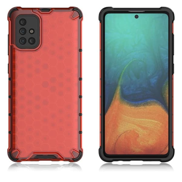 Bofink Honeycomb Samsung Galaxy A71 deksel - Rød Red