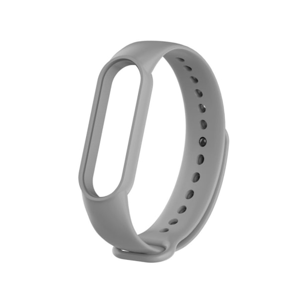 Xiaomi Mi Band 5 hållbar klockarmband - ljusgrå Silvergrå