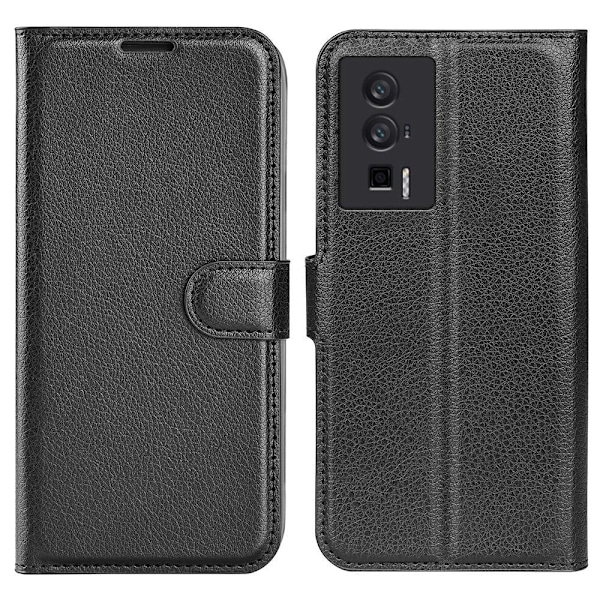 Klassisk Xiaomi Redmi K60 / K60 Pro Flip Etui - Sort Black