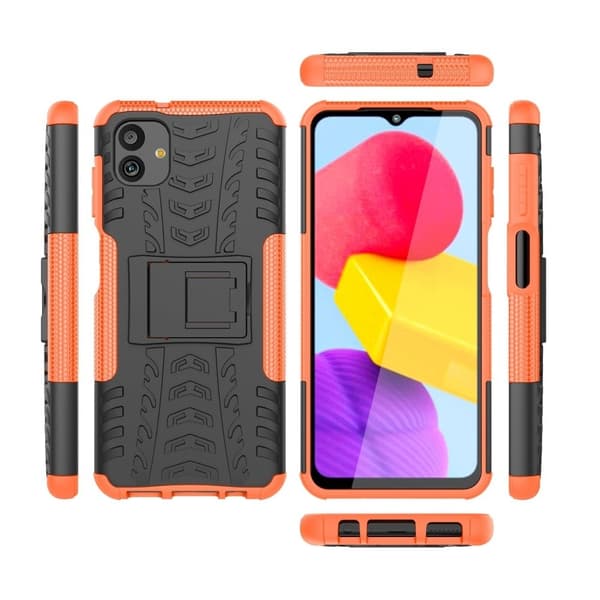 Offroad Suojakotelo Samsung Galaxy A04 - Oranssi Orange