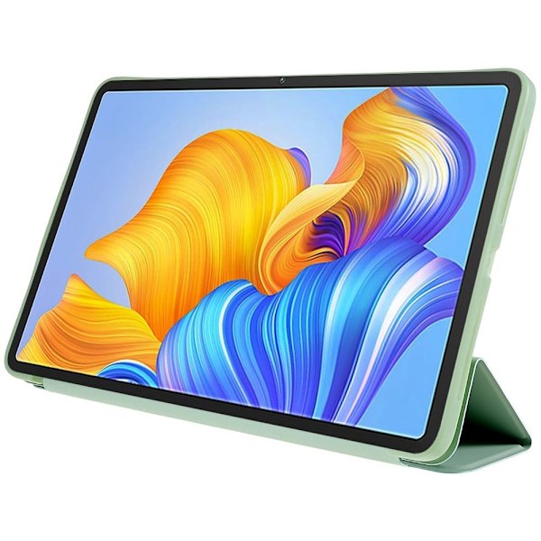 Tri-fold läderfodral för Honor Pad 8 - Ljusgrön Grön