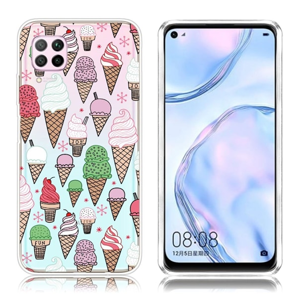Deco Huawei P40 Lite / Nova 6 SE kuoret - Värikäs jäätelö Multicolor