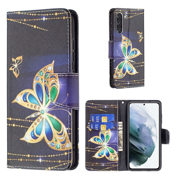Wonderland Samsung Galaxy S21 FE fodral -Svart Svart