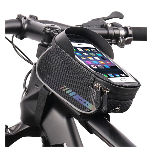 WHEEL UP waterproof  bicycle bike tube bag with touch screen vie Multicolor