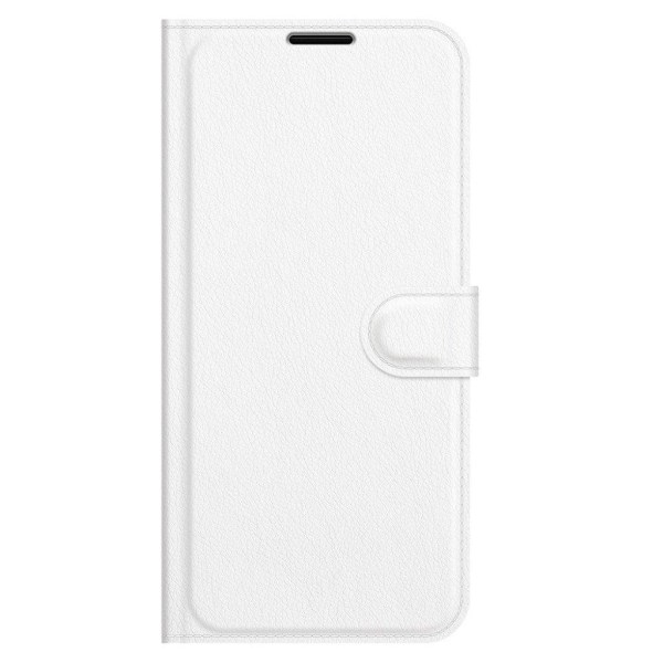 Klassisk Motorola Moto G40 Fusion / Motorola Moto G60 flip etui - Hvid White