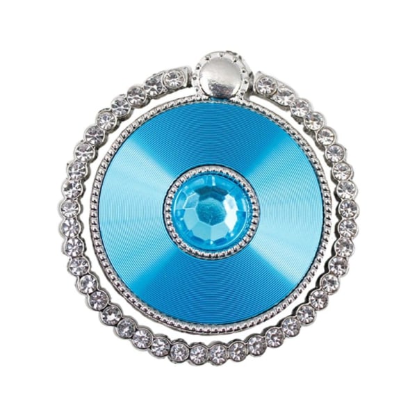 Universal elegant rhinestone décor phone ring holder - Blue Blue