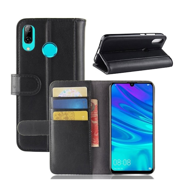 Huawei P30 Lite split læderetui - Sort Black