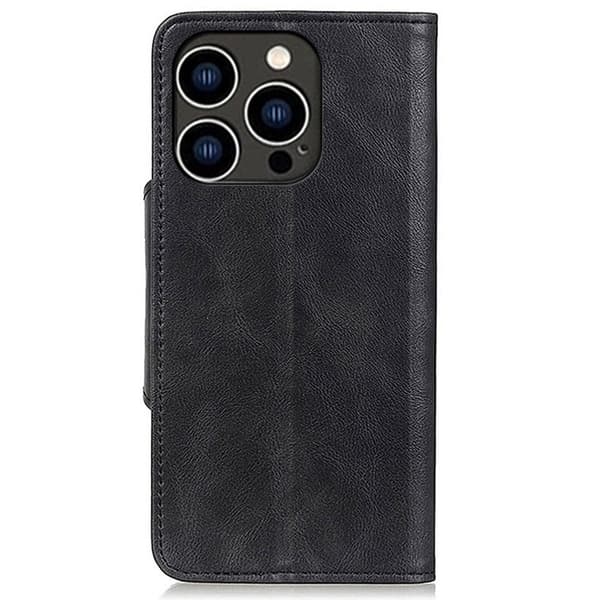 Alpha läder iPhone 14 Pro fodral - Svart Svart