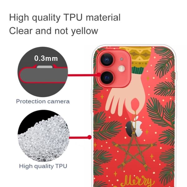 Christmas iPhone 12 Mini fodral - Star Brun
