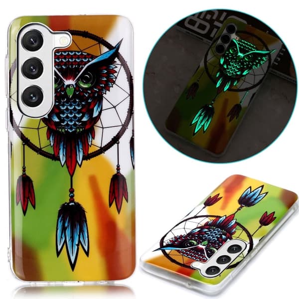 Deco Samsung Galaxy S23 Suojakotelo - Pöllö Multicolor
