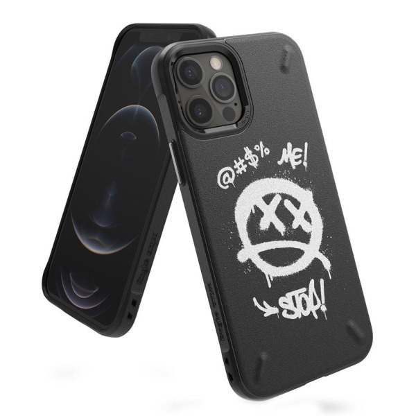 Ringke ONYX DESIGN - iPhone 12 Pro Max - Graffiti Svart