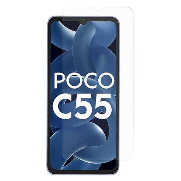 0.3mm härdat glas Xiaomi Poco C55 skärmskydd Transparent