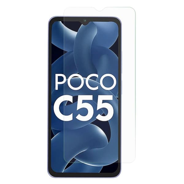 0.3mm karkaistua lasia Xiaomi Poco C55 näytönsuojat Transparent