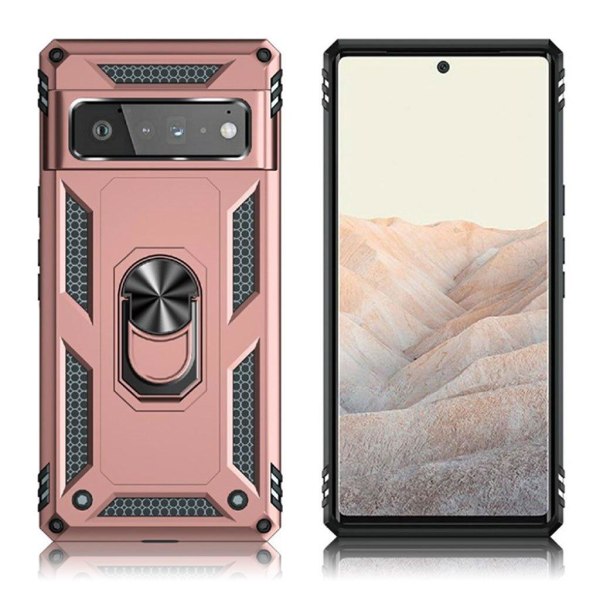 Bofink Combat Google Pixel 6 Pro Suojakotelo - Ruusukulta Pink