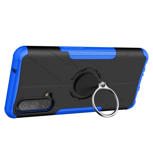 Kickstand cover with magnetic sheet for OnePlus Nord CE 5G - Blu Blå