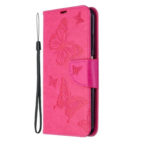 Butterfly Huawei P40 Lite / Nova 6 SE kotelot - Russu Pink