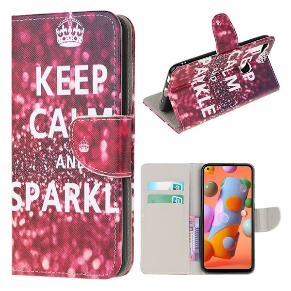 Wonderland Samsung Galaxy A11 etui - Bliv rolig og gnistrende Multicolor