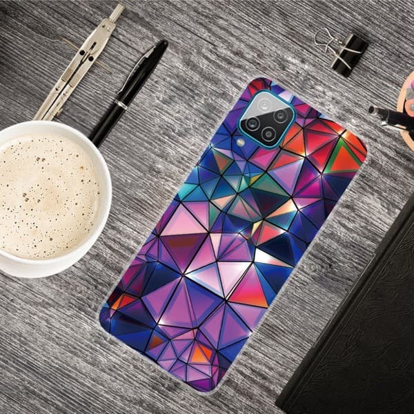 Deco Samsung Galaxy A12 5G kotelot - Kolmio Multicolor