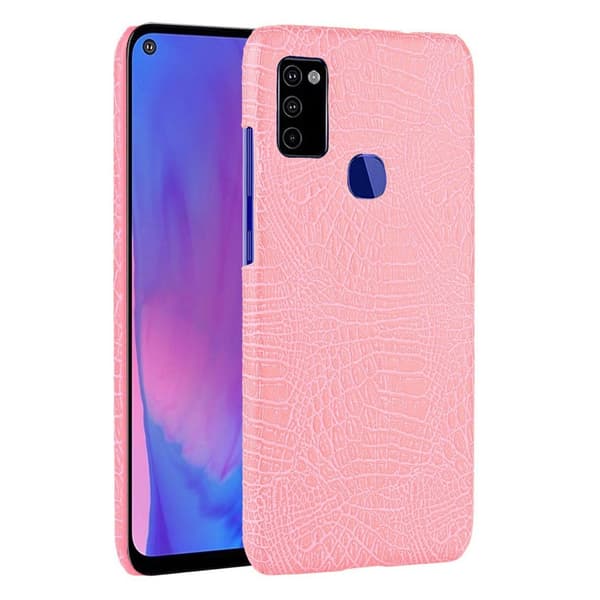 Croco Cover - Samsung Galaxy M51 - Lyserød Pink