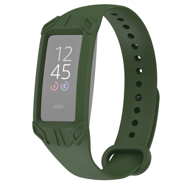 Amazon Halo View klockarmband i silikon med skyddsfodral - Militärgrön Grön