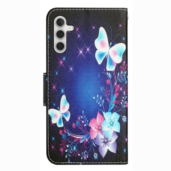 Wonderland Samsung Galaxy A14 Flippetui - Sommerfugl Blue