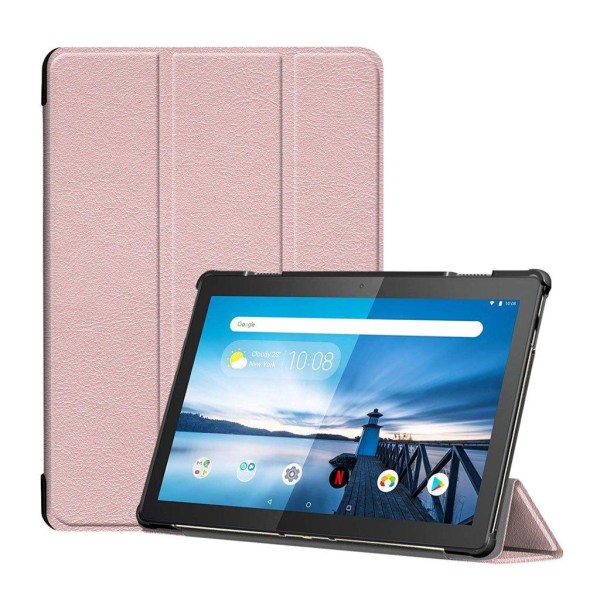 Lenovo Tab M10 tri-fold leather case - pink Rosa