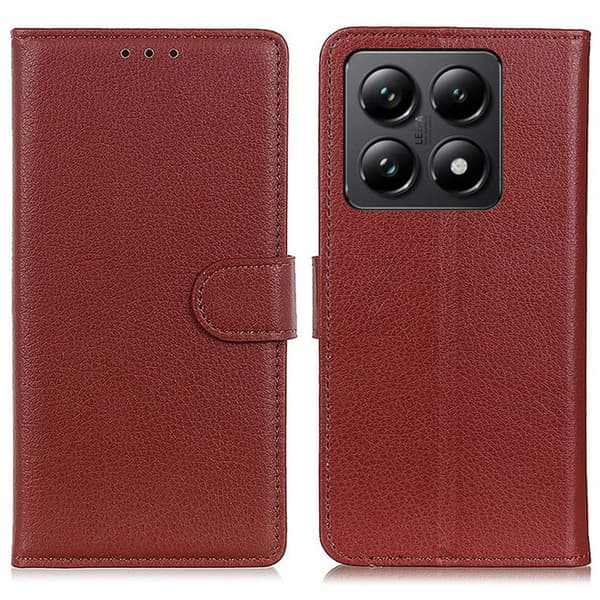 Classic Xiaomi 14T Pro flip etui - Brun Brown