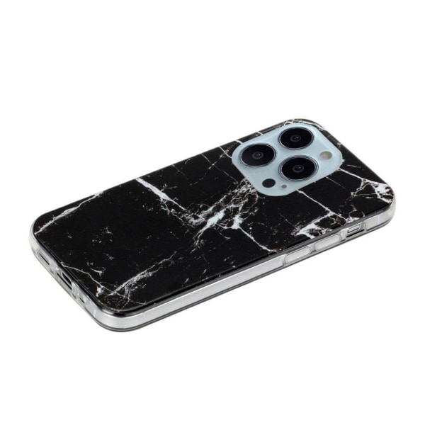 Marble iPhone 13 Pro Suojakotelo - Classic Black Black