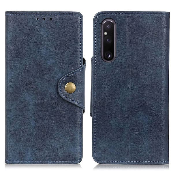 Alpha Sony Xperia 1 V Läppäkotelo - Sininen Blue