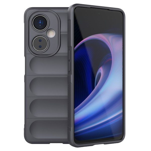 Mjukt greppformat OnePlus Nord CE 3 Lite skal - Silver/Grå Silvergrå