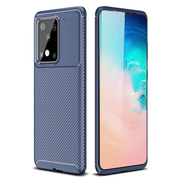 Carbon Shield Samsung Galaxy S20 Ultra kotelot - Sininen Blue