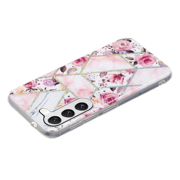 Deco Samsung Galaxy S23 Plus Etui - Electroplated Rose Pink