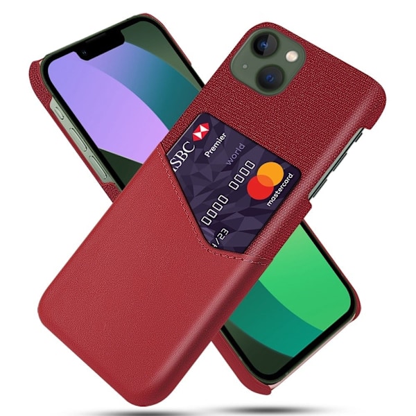 Bofink iPhone 14 Plus korttikotelo - Punainen Red